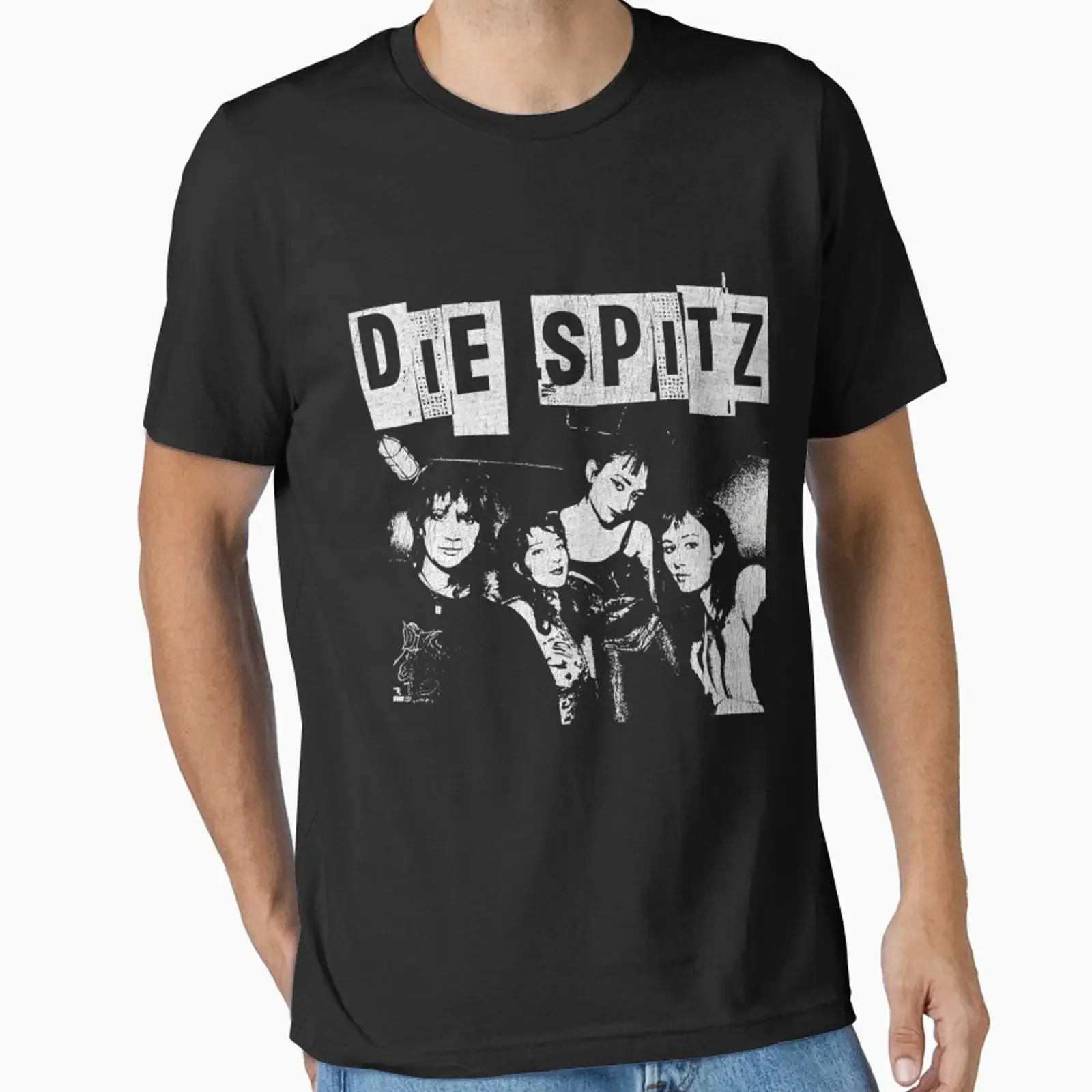 Die Spitz Punk Noise Aesthetic designed and sold by HustylHokanson vintage Washed homme fashion Unisex Breathable