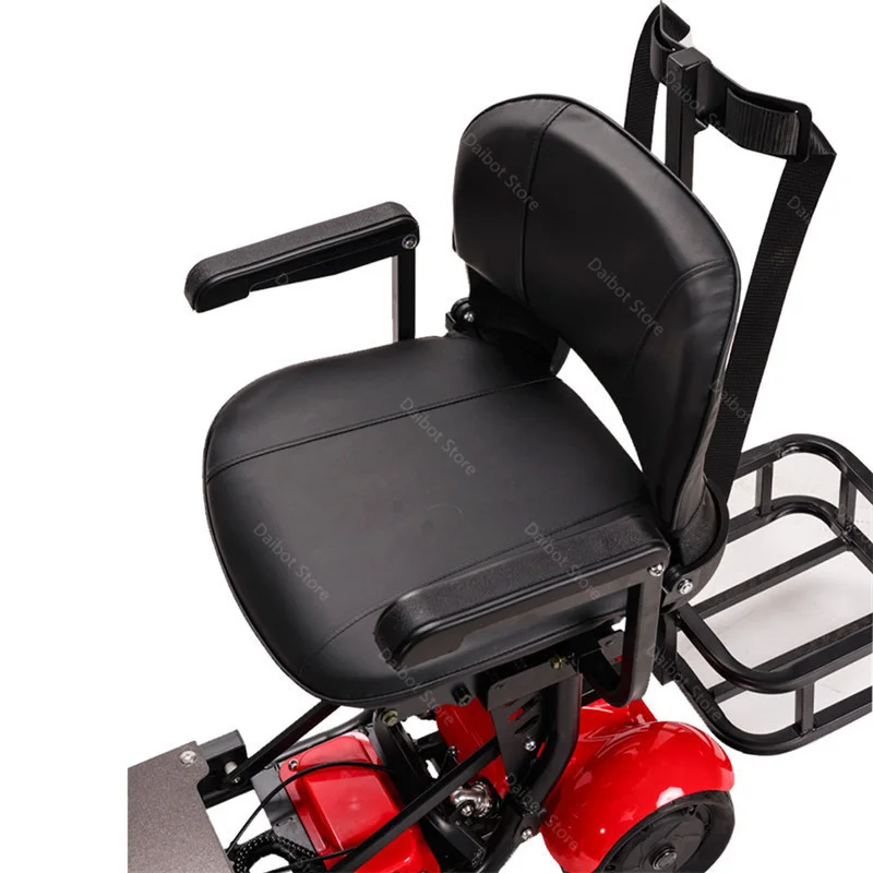 Leichter, zusammenklappbarer Reisemobilitätsroller für ältere Menschen mit Golfauto, 800 W, 36 V, Mini-Elektroroller für Erwachsene mit Sitz – Detail 10