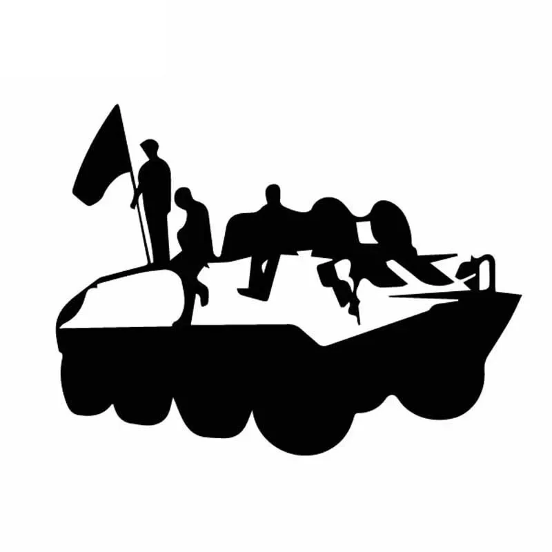 

Exquisite Chariot with Logo Victory Decals Car Window Stickers Personalized Pvc Waterproof Decals Black/white, 15cm*12cm