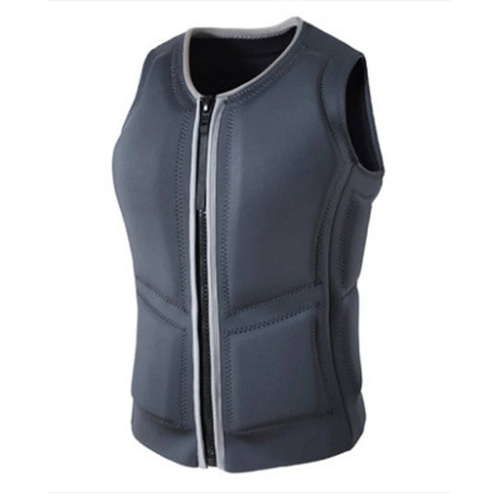 เสื้อชูชีพผู้ใหญ่ Ultra-บาง Buoyancy Vest กีฬาว่ายน้ำดำน้ำดูปะการังว่ายน้ำเรือใบซิปความปลอดภัย