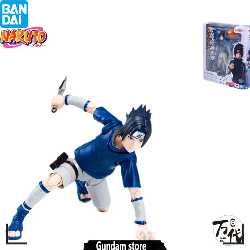 

ORIGINAL BANDAI SHFIGUARTS NARUTO NINJA PRODIGY OF THE UCHIHA CIAN BLOODLINE UCHIHA SASUKE ANIME FIGURE GENUINE MODEL GIFT