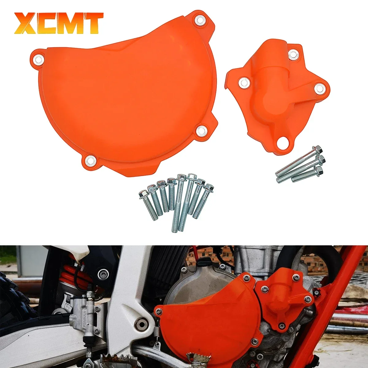 

Motorcycle Accessories Clutch Guard Water Pump Cover Protector For KTM SX-F XC-F XCF-W Freeride EXC-F SIX DAYS 250 350 2012-2016