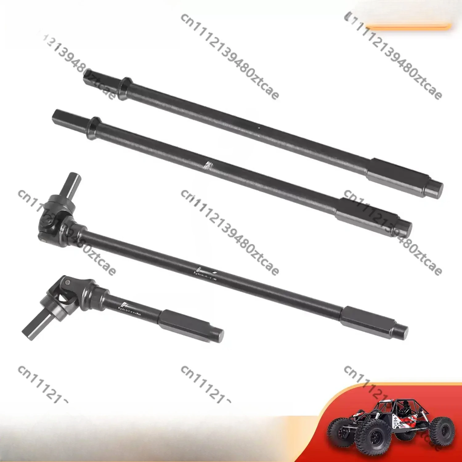 1/8 RC Off-Road Crawler 2.2 Inch Reinforced Steel Universal Joint Axle DIY Upgrade Drive Shaft Parts