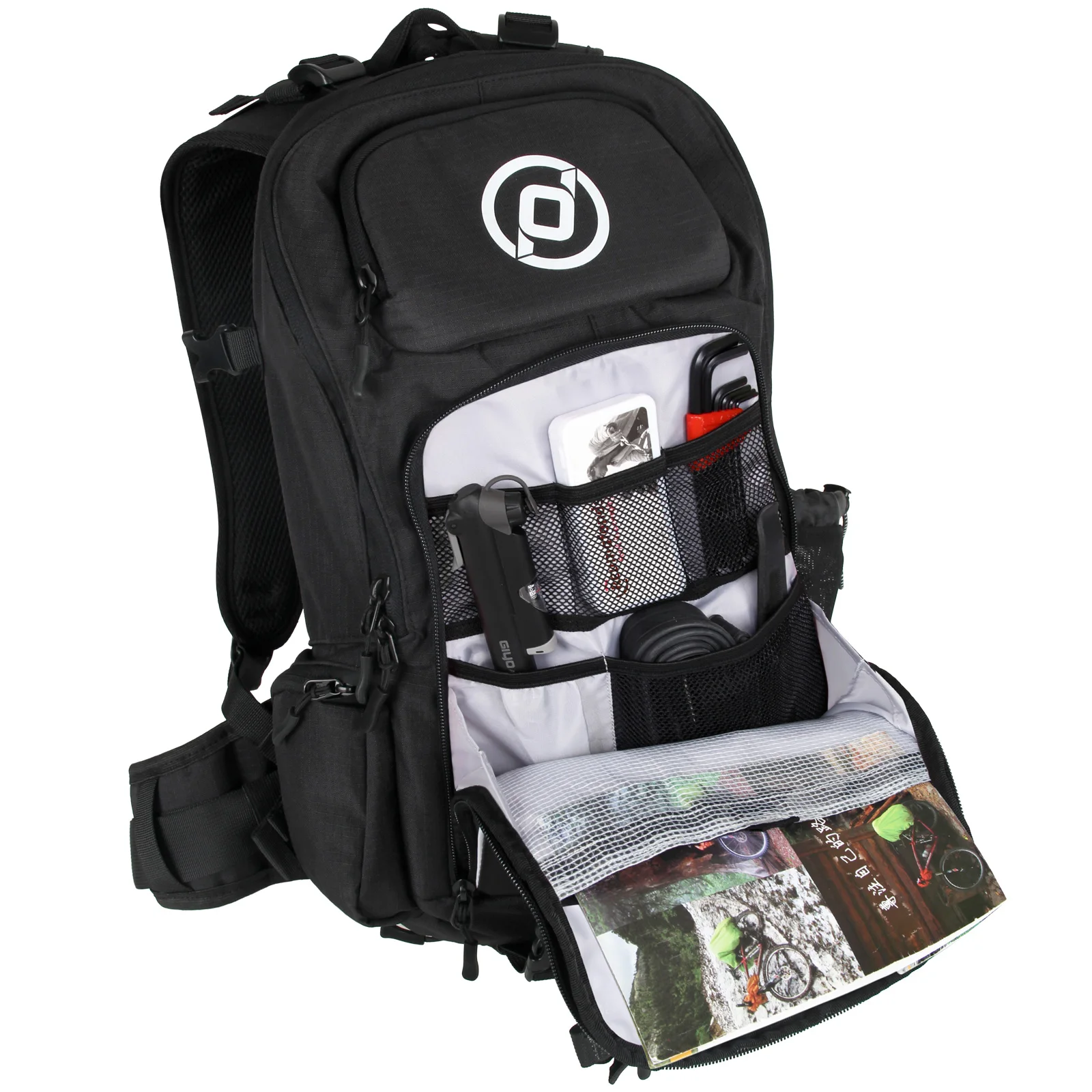 Fahrradrucksack E-Bike-Akkutasche E-Mountainbike-Rucksack Elektrofahrradzubehör Rückenschutz mit Stoßdämpfung Fahrradwerkzeug – Detail 11