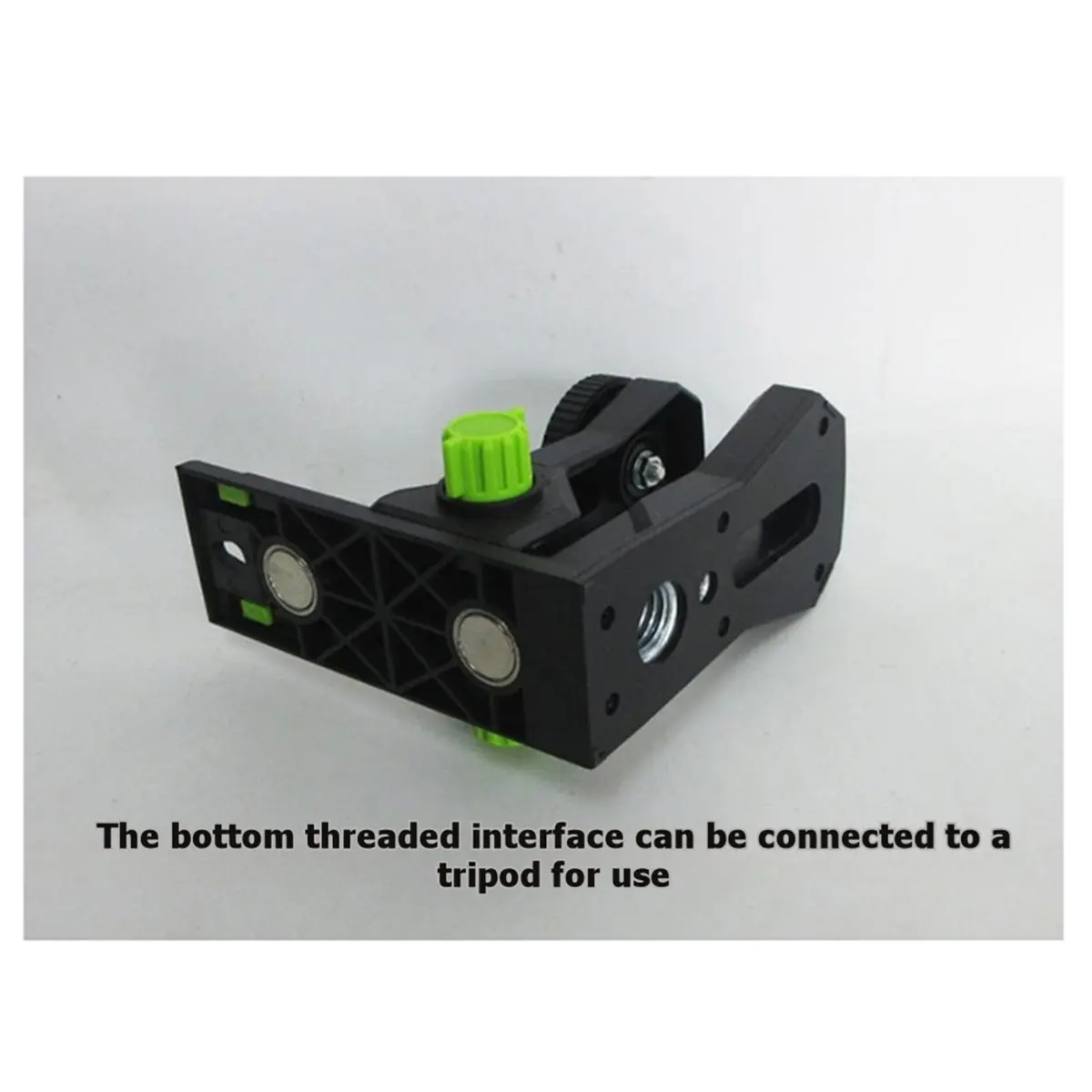 DT35BG L-Shape Magnetic Bracket Base for Laser Level 1/4''Threaded Tripod Stand with 360° Horizontal Rotation
