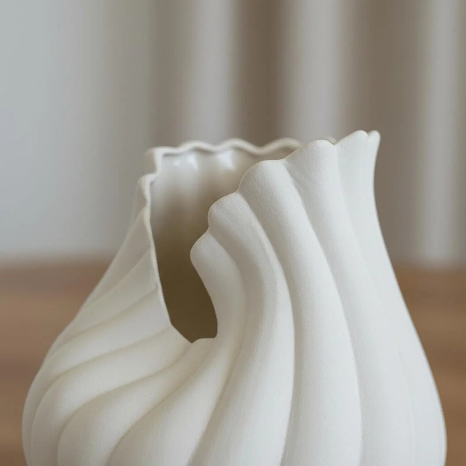 

Wabi Sabi Vase Artistic Abstract Sculpted Flower Vase Home Decor Tabletop Decorative for Office
