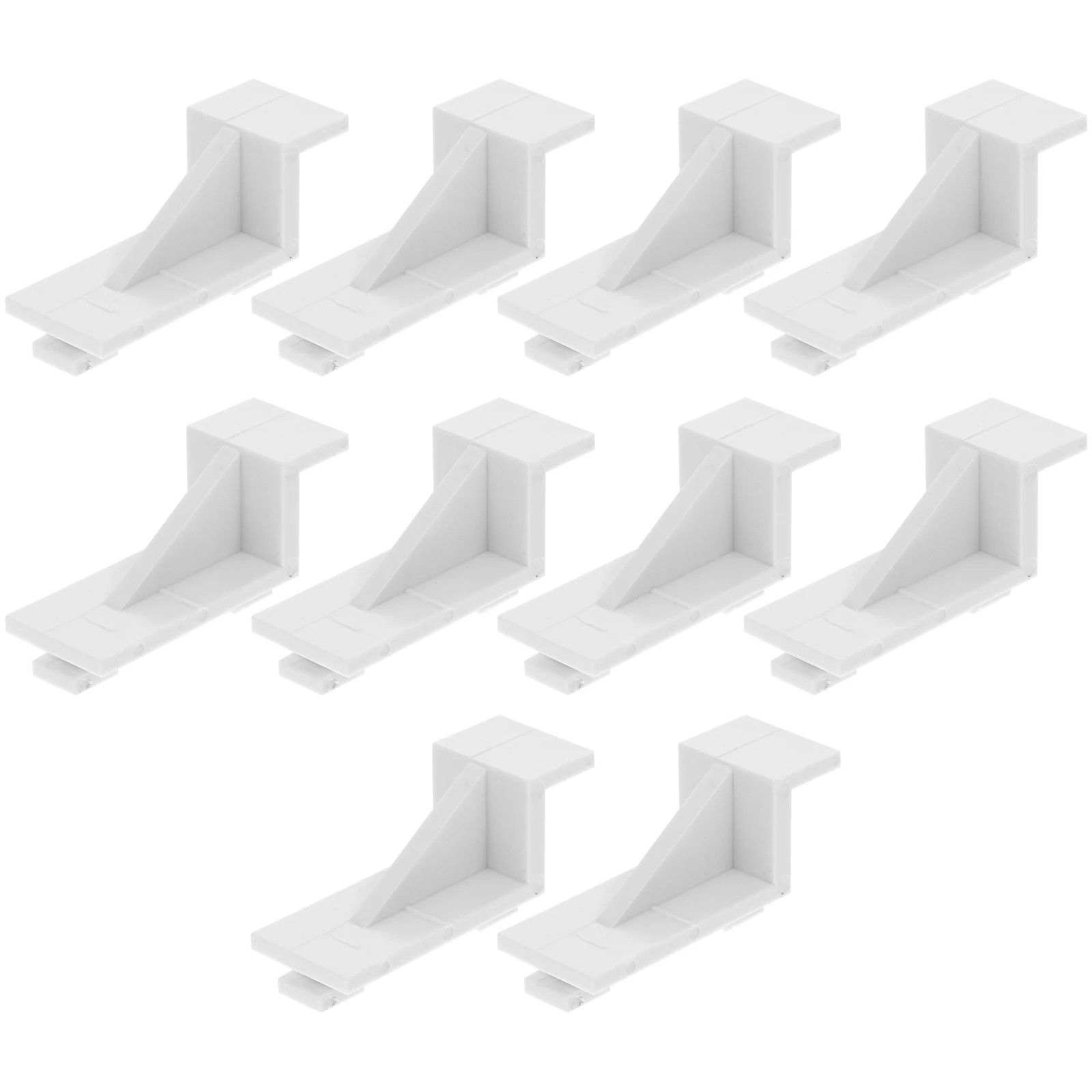 

10Pcs Plastic Shelf Clips for Refrigerator Freezer Shelf Support Hook Fridge Divider Replacement Refrigerator Parts
