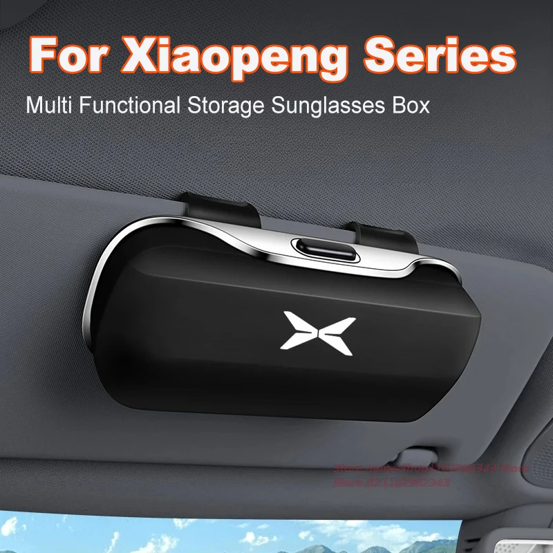 

For Xpeng Xiaopeng G9 G6 P5 X9 P9 P7 P7i P8 G3i G3 MONA M03 2025 Sunglasses Box Car Interior sunshading Board Car Glasses Clip