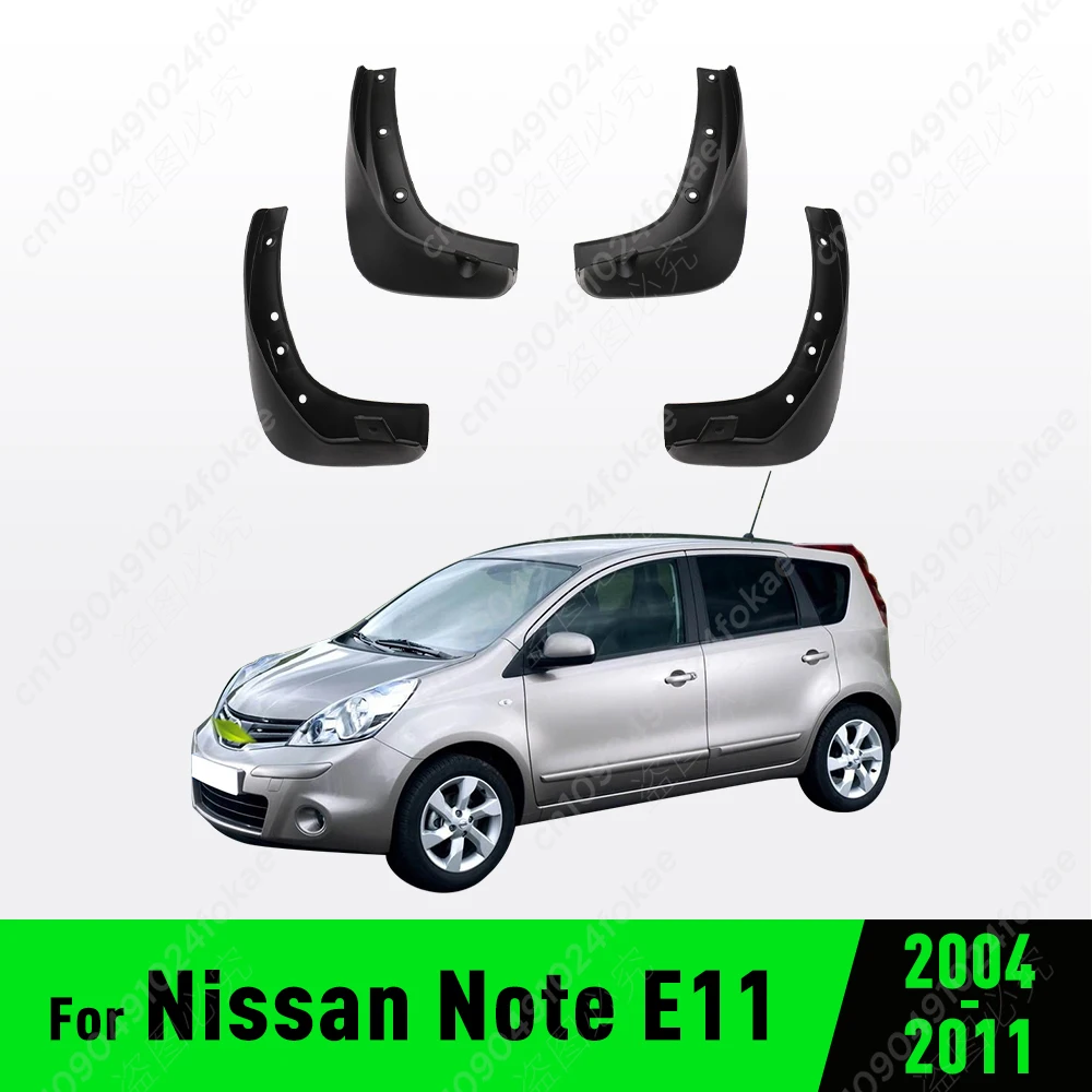 Für Nissan Note E11 Gen 1 2004-2008 2009 2010 2011 Kotflügel Kotflügel Schmutz fänger Schutz Spritz klappe Kotflügel Autozubehör