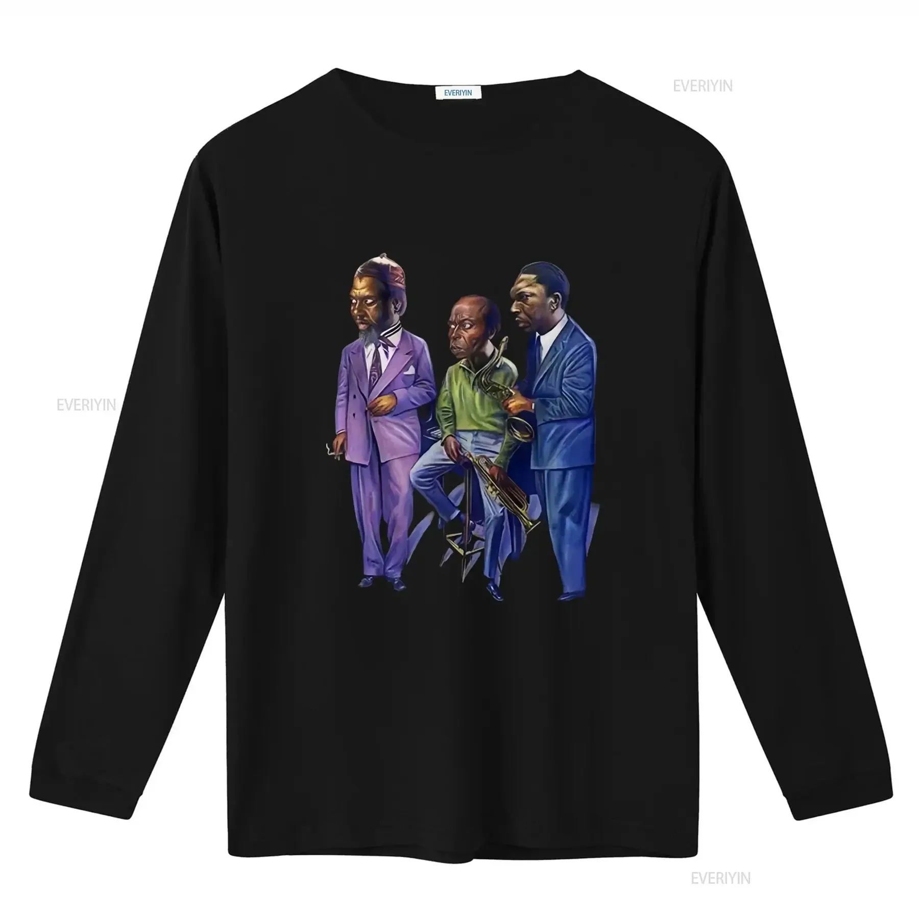 Miles Davis and the Modern Jazz Giants Thelonious Monk John Coltrane T Shirt for Lovers vintage Washed Slightly streetwear