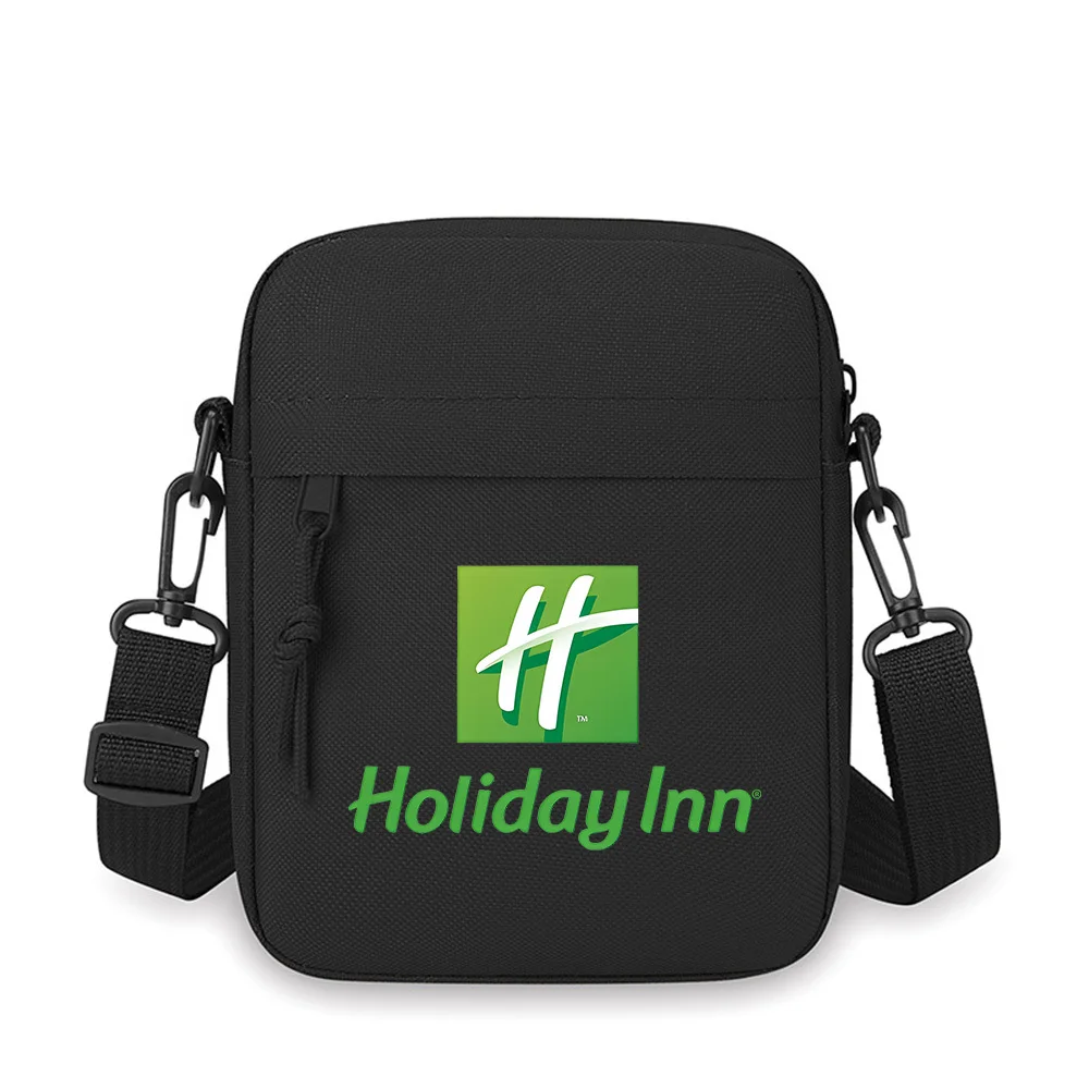 

Green logo hotel brand name Men Crossbody Bag Single Shoulder Women Cartoon Anime Film Printing Design Unisex