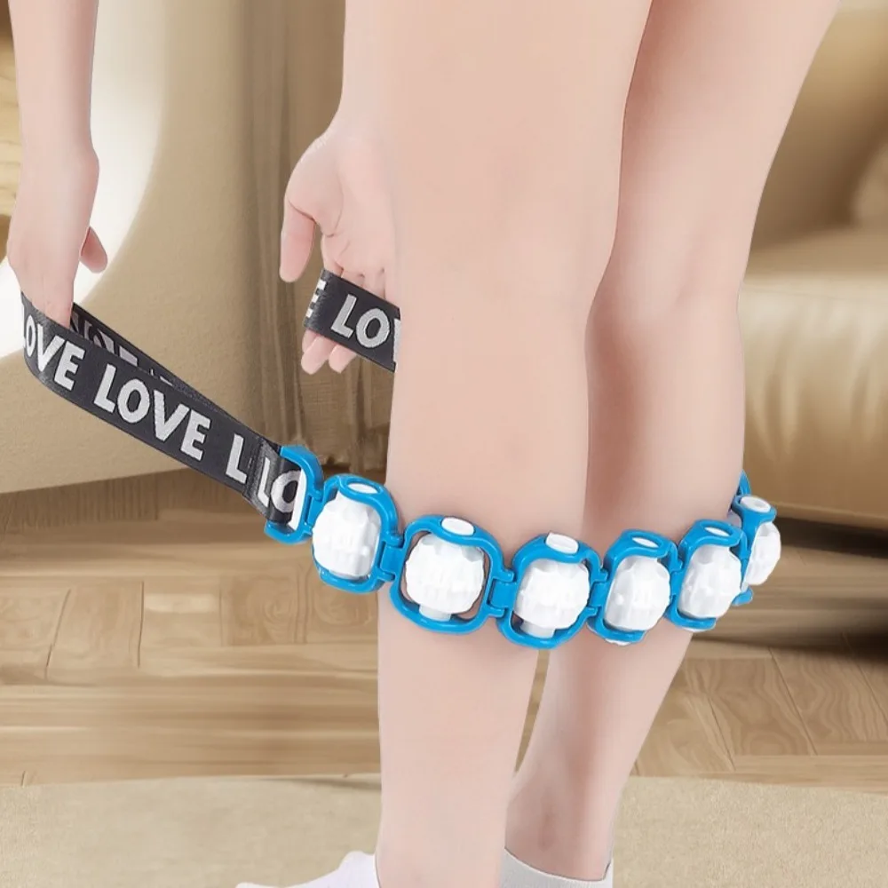 

Manual Hand-held Muscle Massager Back Shoulder Fitness Physiotherapy Massage Sculpting Rope Bead Pull-Back Roller