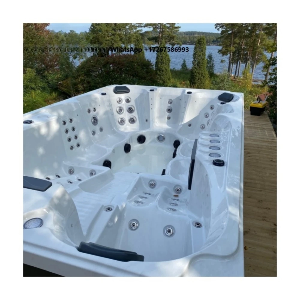 Models Family Size 2-9 People Backyard Pool Freestanding Air Massage Outdoor Whirlpool Bath Hydro Massage Spa Hot Tub