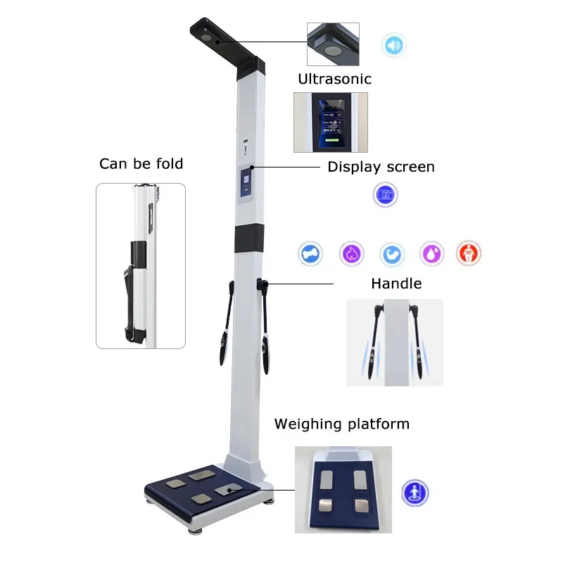 

Smart High Accuracy Height And Weight Scale Digital Weighing Scale With Height