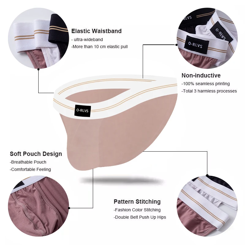 Fashion Thong Man New Hot Summer Men's Briefs Seamless Panties Men Jockmail Underwear Man G-string Sexy Tоy Mens Thongs Packs