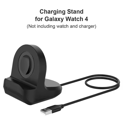 Smartwatch Charging Base Stand for Samsung Galaxy Watch 4 Classic and Active Models Lightweight Durable Design