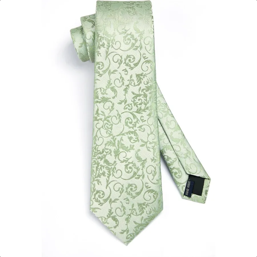 Мужские галстуки Enlision, однотонные атласные галстуки для мужчин, носовой платок, запонки, карманные квадраты для свадьбы