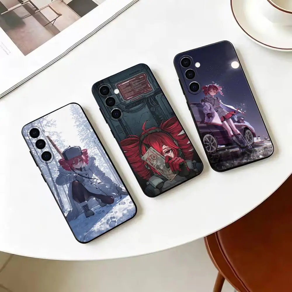 TM-Kasane Teto Get To Me Soft Silicone phone Case for Samsung Galaxy A73//A72/A70/A53/A52/A51 - Black