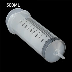 500CC Industrial Plastic Injection Syringe Needleless Syringe Hand Push Large Capacity Syringe Enema Feeder