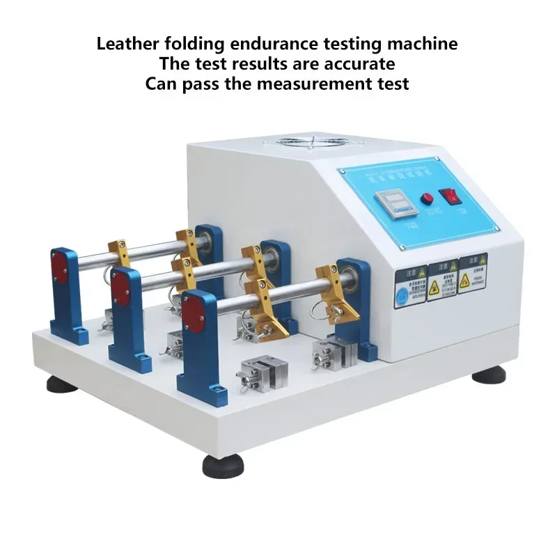 Leather Bending Resistance Testing Machines Leather Fabric Bending Resistance Tester 6 Groups Leather Folding Test Machine