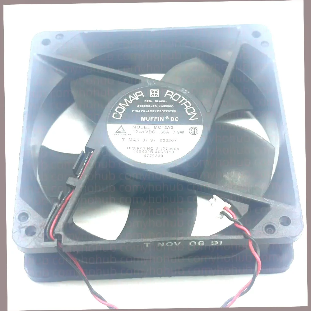 Comair Rotron MC12A3 Server Cooling Fan DC 12V 7.9W 0.66A 120x120x32mm 2-WireIndustrial Equipment Ventilation