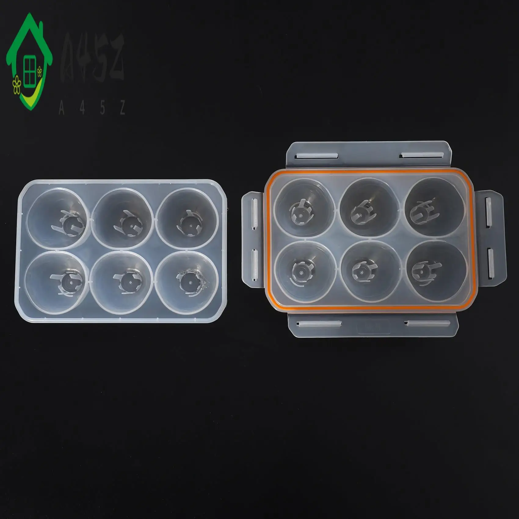 

A45Z-Портативный кемпинговый противоударный и герметичный 6-контейнер для переноски яиц, держатель для яиц, ящик для хранения яиц, чехол