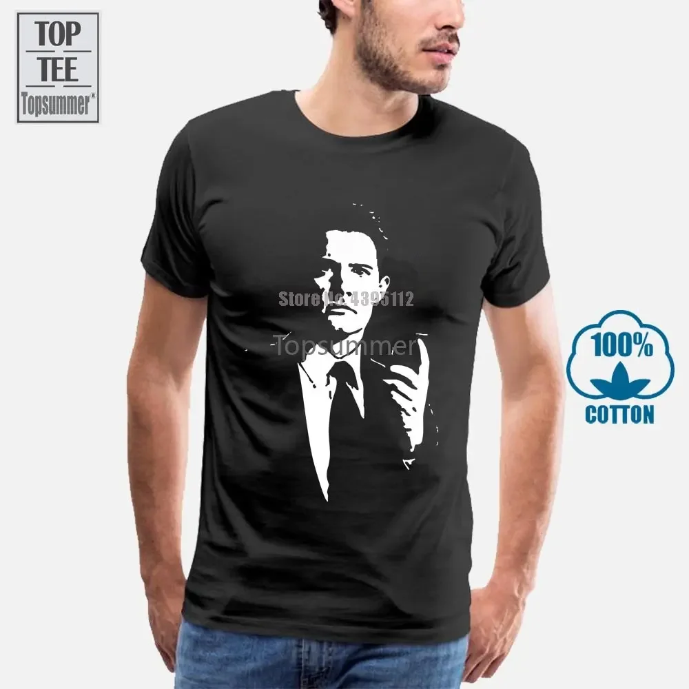 Fbi Special Agent Dale Bartholomew Cooper T Shirt Top Twin Peaks 2019 Hot Sales Men'S Short Sleeve O-Neck Summer T Shirt