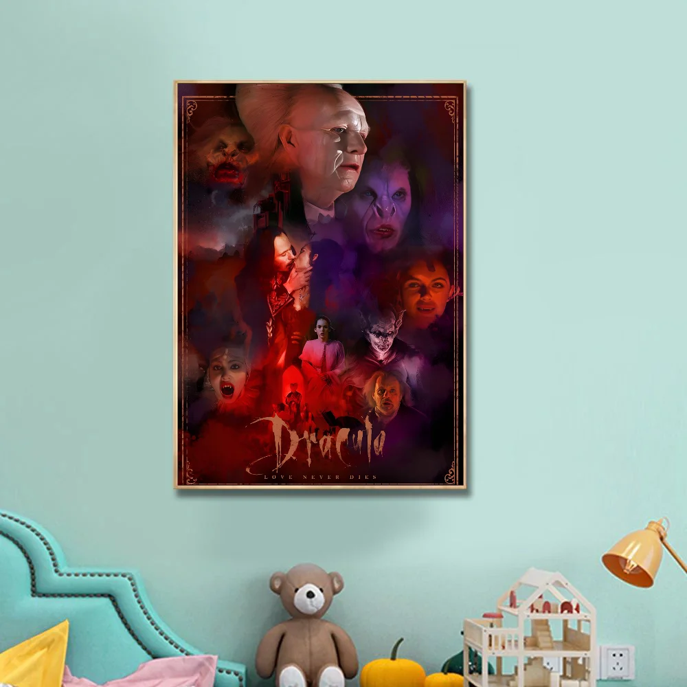 1PC Vampire Movie Dracula 1992 Poster Poster Stickers Art Wall Murals Decor Game Room Decor Gifts Kawaii HD Painting Cat Cars