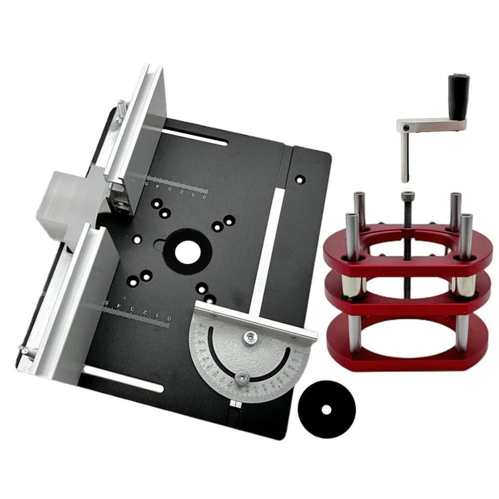 

C8 + 1 generation lifting base, engraving machine flip-chip board, bakelite milling aluminum alloy trimming woodworking tools