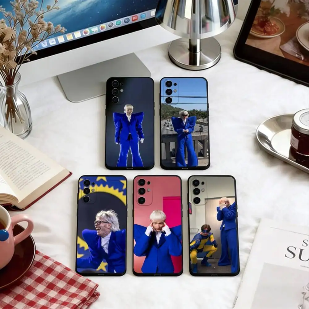 

Joost Klein Rapper Phone Case For Samsung S25,S24,S21,S22,S23,S30,Ultra,S20,Plus,Fe,Lite,Note,10,Soft Black Cover