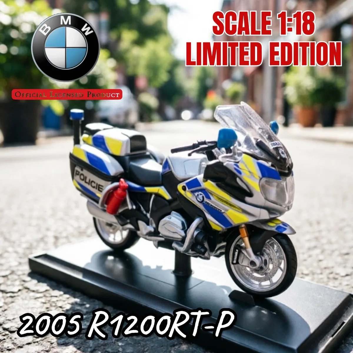 

1:18 Diecast Motorcycle Model - High Detail Alloy Racing Bike Miniature Collectible for Men, Kid, Home Decor, Gift Box Packaging