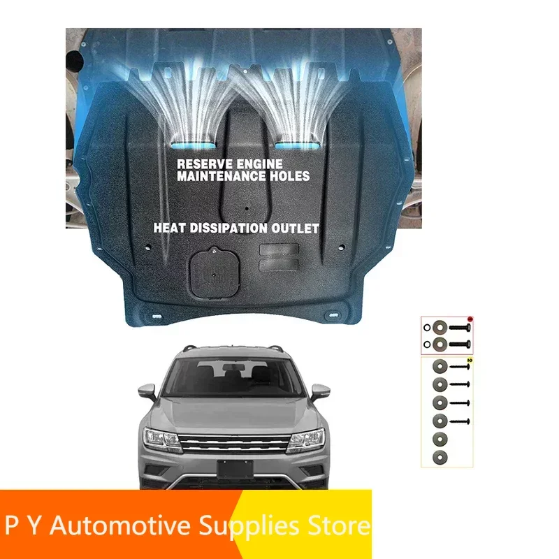 

Черный брызговик для VW Volkswagen Tiguan 2018-2021 1,4 T 2,0 T