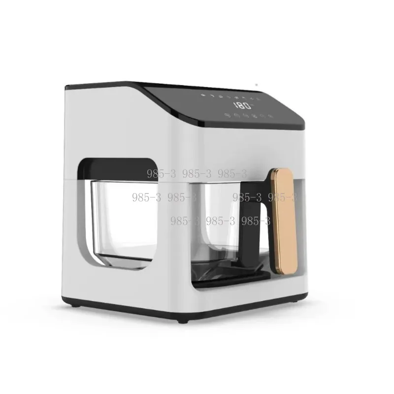8.5L Household Electric Fryer, Transparent Glass Pot Intelligent Temperature Control Air Fryer