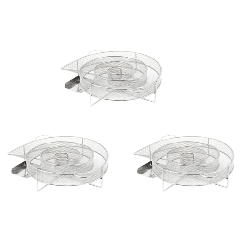 

T98C-3X Генератор холодного дыма для барбекю, гриля или коптильни, древесной пыли, горячего и холодного копчения, сжигания мяса лосося, нержавеющая сталь