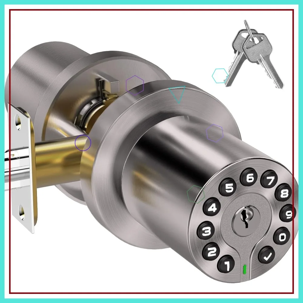 

Кнопка-клавиатура для двери с бесключевым доступом, автоматической блокировкой, 50 кодами пользователя, простая установка для дома, офиса, отеля