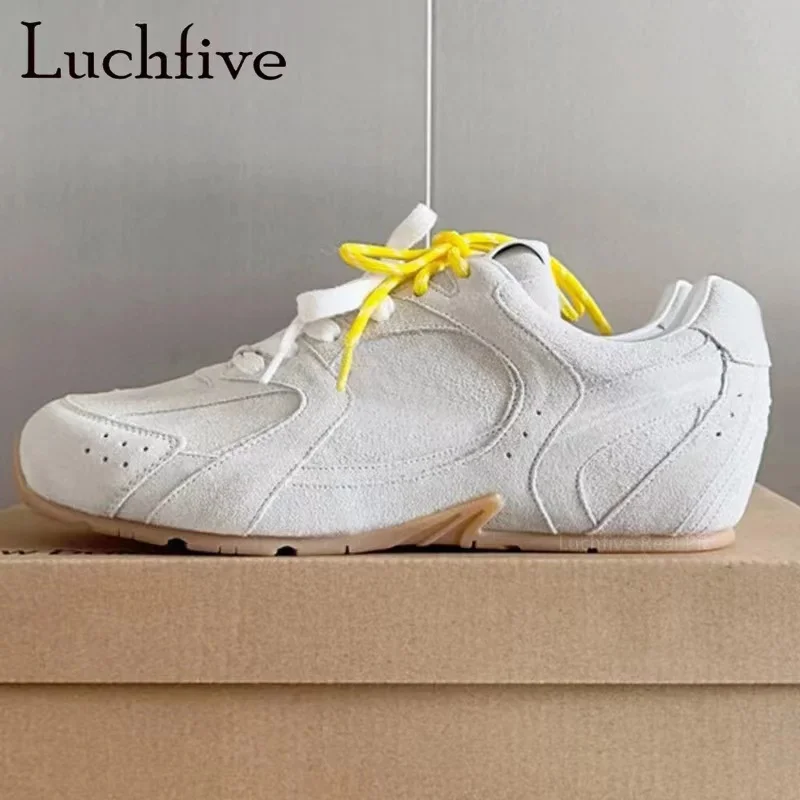 2024 new hot multi-color lace buckle flats women's super-large casual lovers shoes luxury sneakers jogging sneakers sneaker