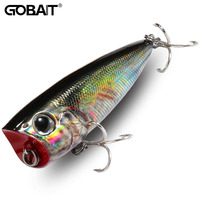Top Water Popper 8g 6.5cm Lure Steel Ball Copper Ballast Balance System Swimbait Pesca Wobbler Floating Minnow Tackle Crank Bait