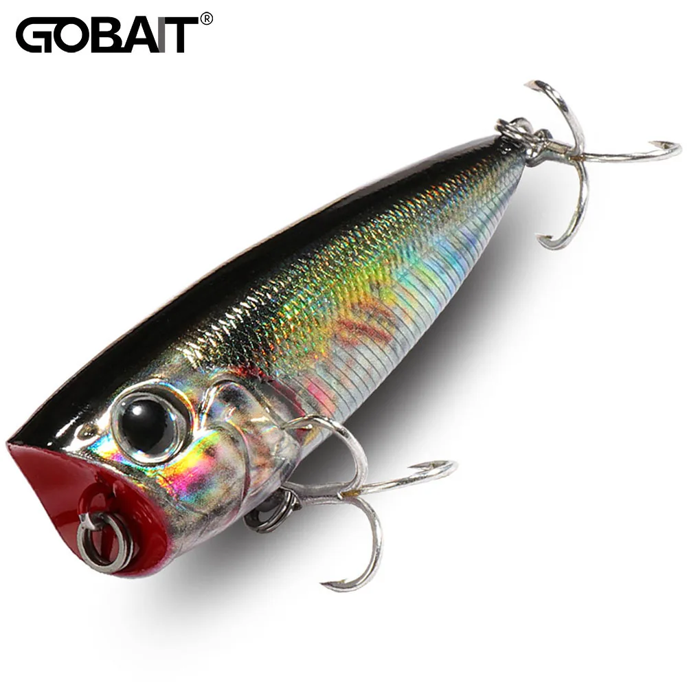 Top Water Popper 8g 6.5cm Lure Steel Ball Copper Ballast Balance System Swimbait Pesca Wobbler Floating Minnow Tackle Crank Bait