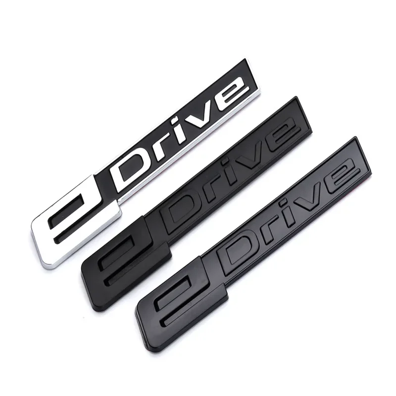Car Trunk eDrive Letters Logo Badge Emblem Decals Sticker For BMW eDrive 35 40 i4 i3 X1 X3 X5 330e 530e G30 G31 F15 F30 G05