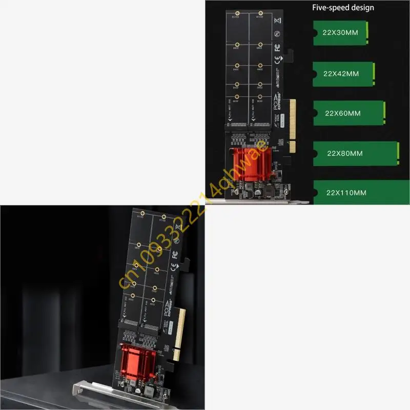 

Dual 2x NVME для M.2 до PCIE для Express 3.1 для адаптера расширения Card для NVME 2230 2242 2260 2280 22110 HDD