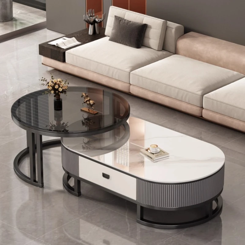 

Rustic Italian Coffee Table Decoration Designer Minimalist Storage Coffee Table Living Room Table De Salon Basse Furniture Home