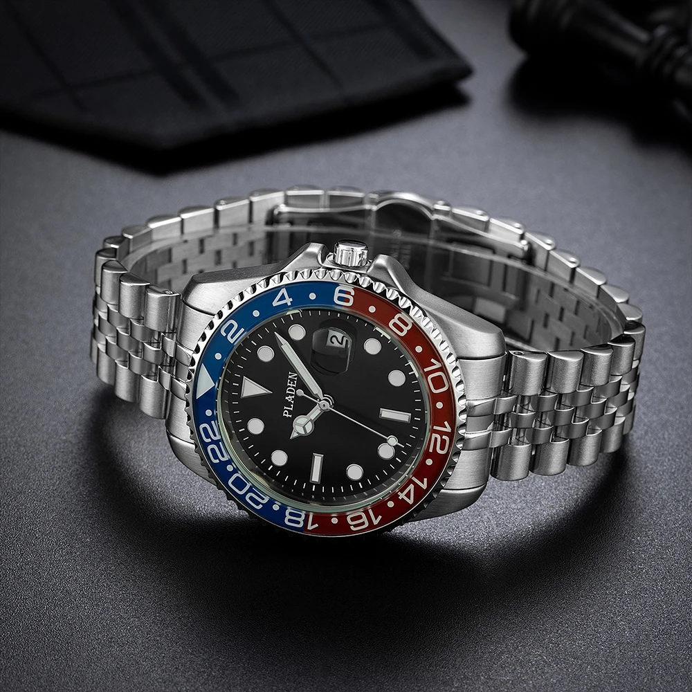 Men's Luxury Automatic Watch with Two-tone Ceramic Bezel