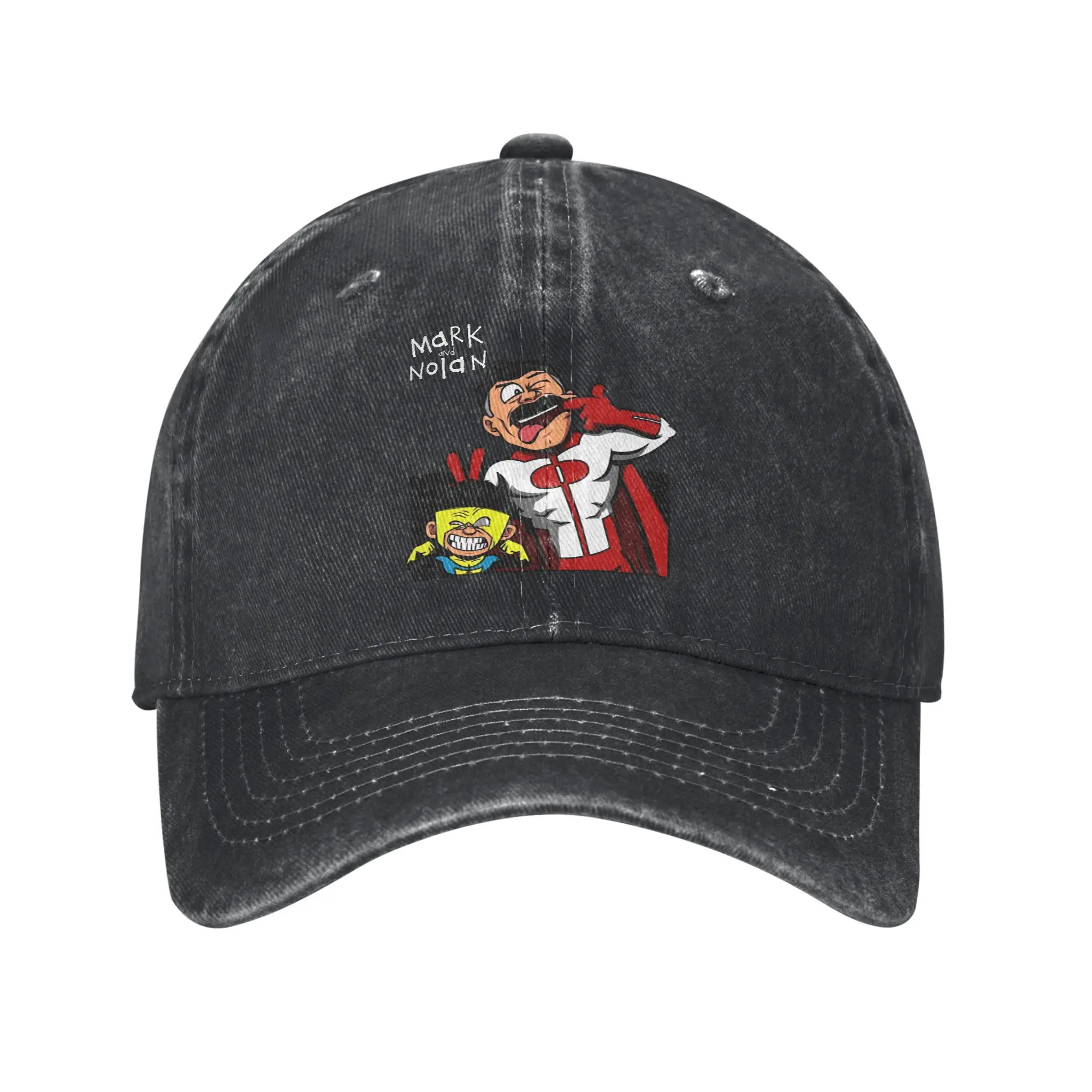Funny Invincible Superhero Parody Men Women Baseball Cap  Distressed Washed Hats Cap Outdoor Running Golf Gift Snapback Hat