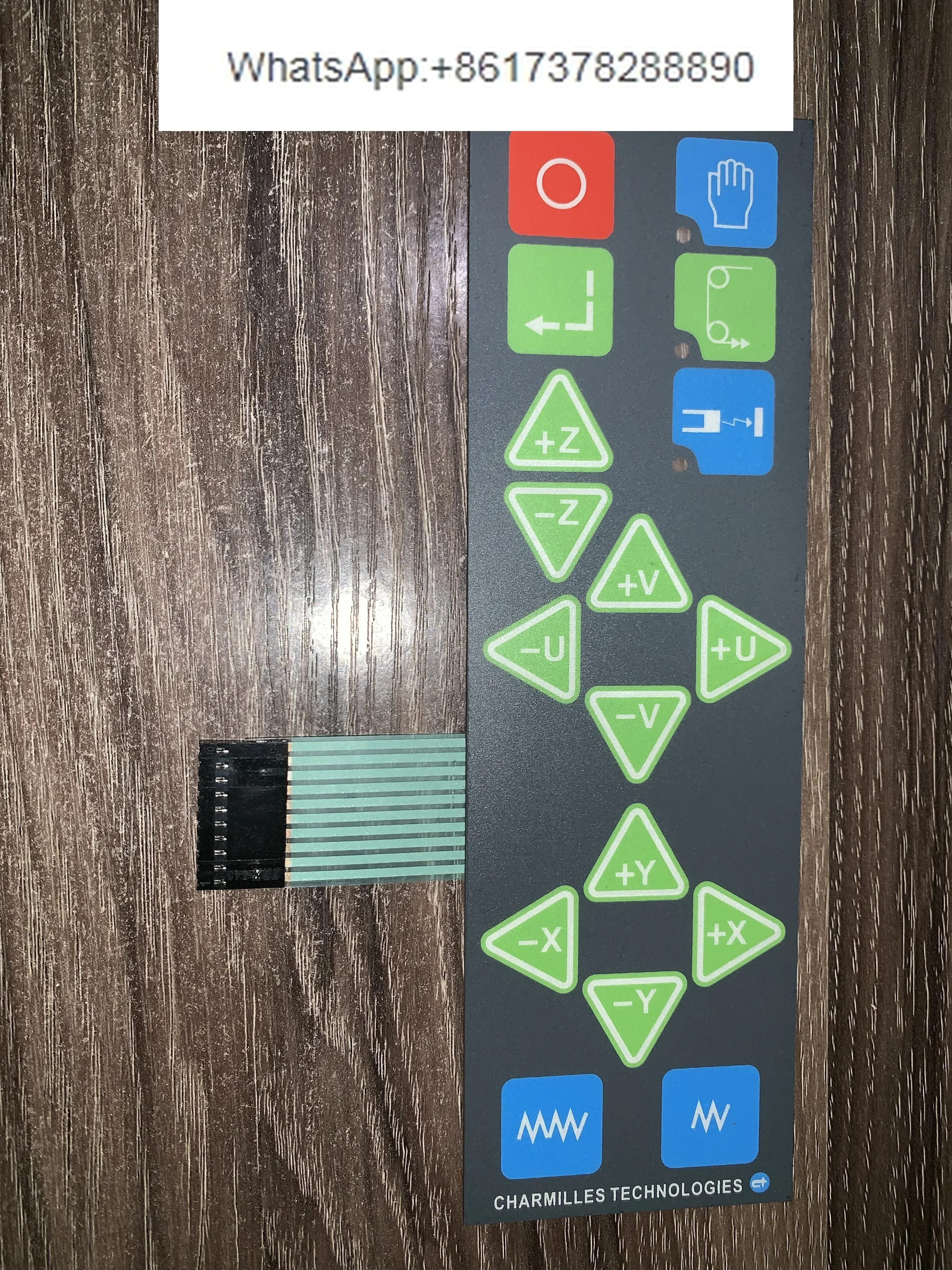 

for Charmilles walking wire spark machine hand control box button panel/membrane switch