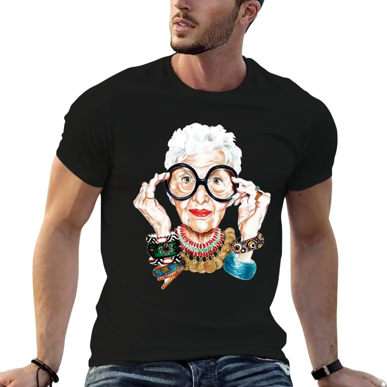 iris apfel - La mode est finalement une forme d'expression de soi - C'est pourquoi j'aime essayer des choses nouvelles - T-shirt 73