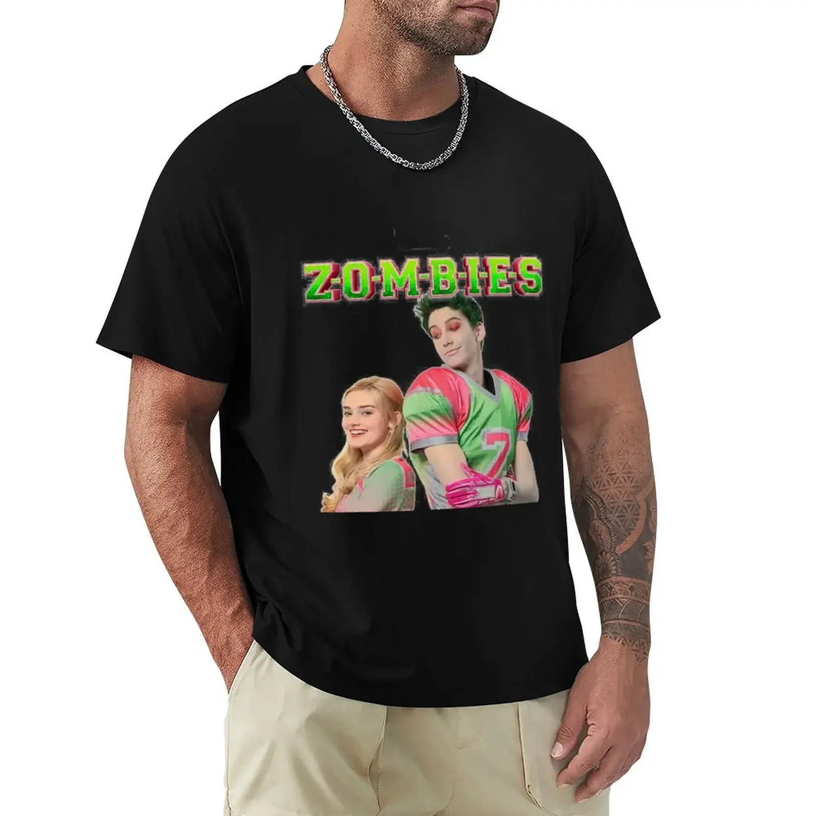 

ZOMBIE T-Shirt aesthetic clothes Luxury man topping mens white t shirts