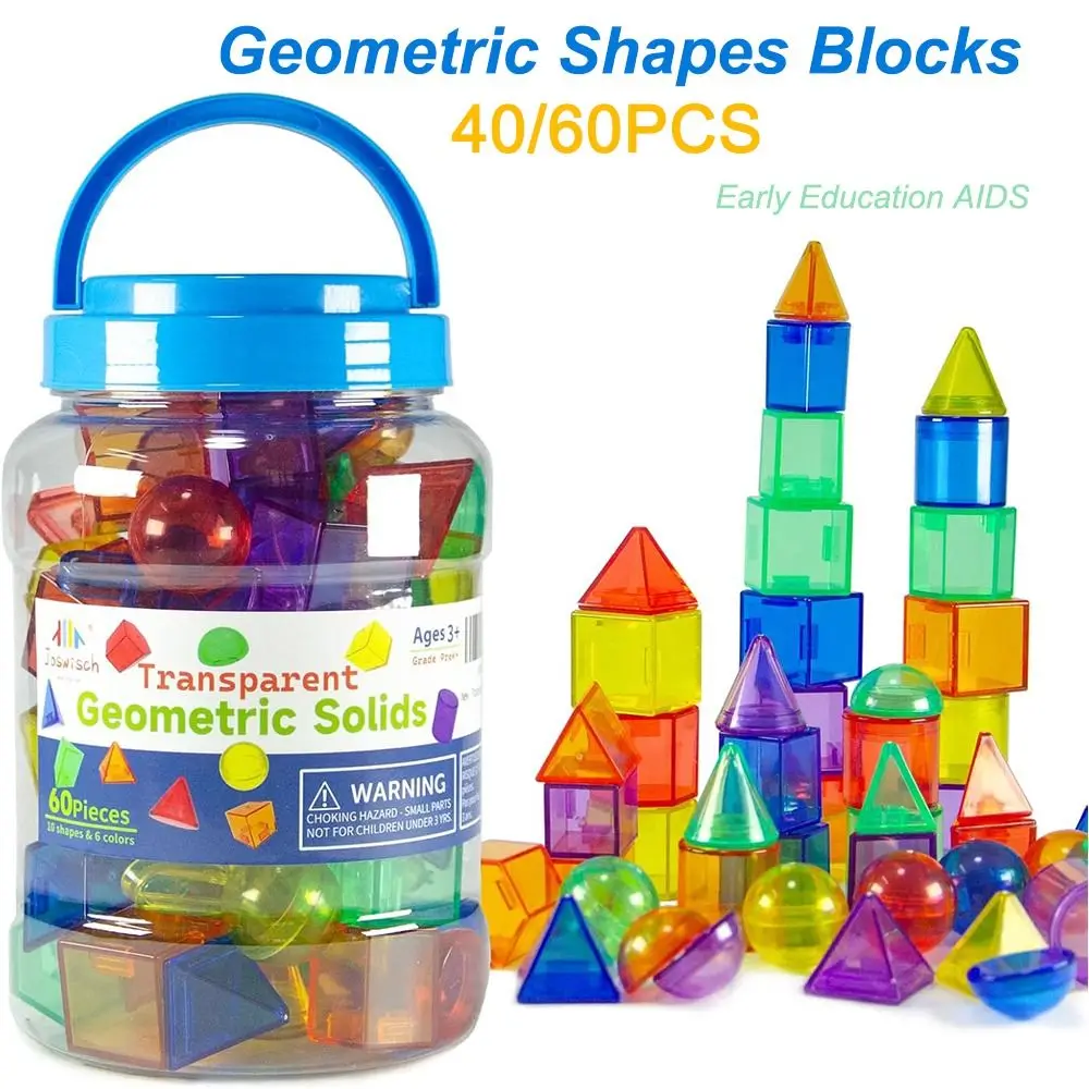 Jouet Montessori 3D translucide pour enfant, jouets de Table créatifs, activité sensorielle colorée, aide à l'éducation précoce, outils pédagogiques