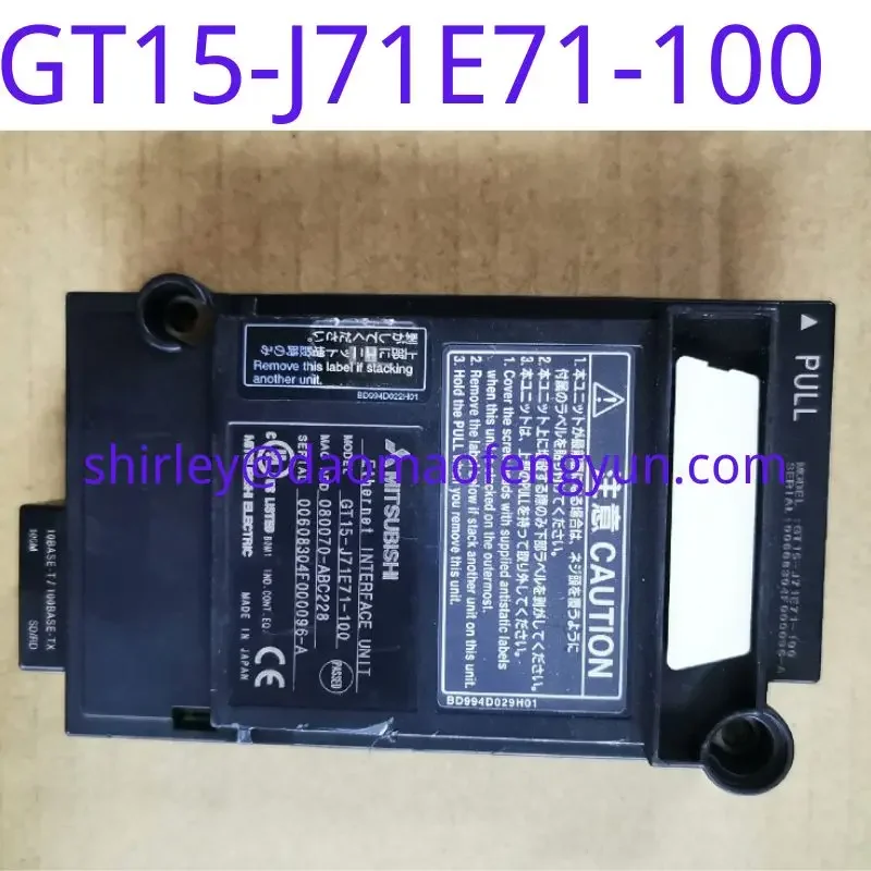 Used Original GOT Ethernet module GT15-J71E71-100