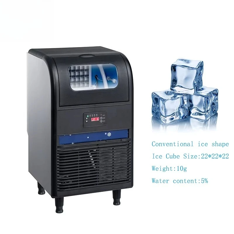 Mini Ice Machine Industrial, 280W 110-240V Mini Ice Maker for Whisky Drinks Ice Cube Maker Machine for Business