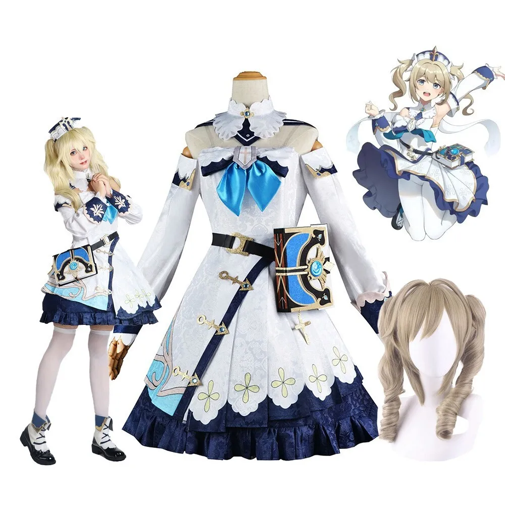 

Fulujiacos Barbara Womens Dress Cosplay Costume for Halloween Carnival Party